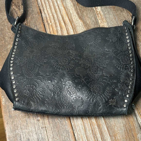 The Sak Black Floral Crossbody Bag - Picture 2 of 10
